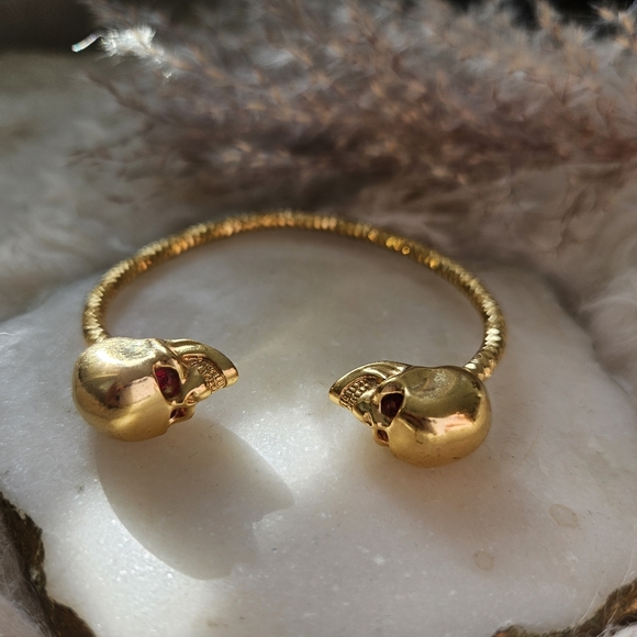 ALEXANDER MCQUEEN Crystal Skull Bracelet - Picture 1 of 7